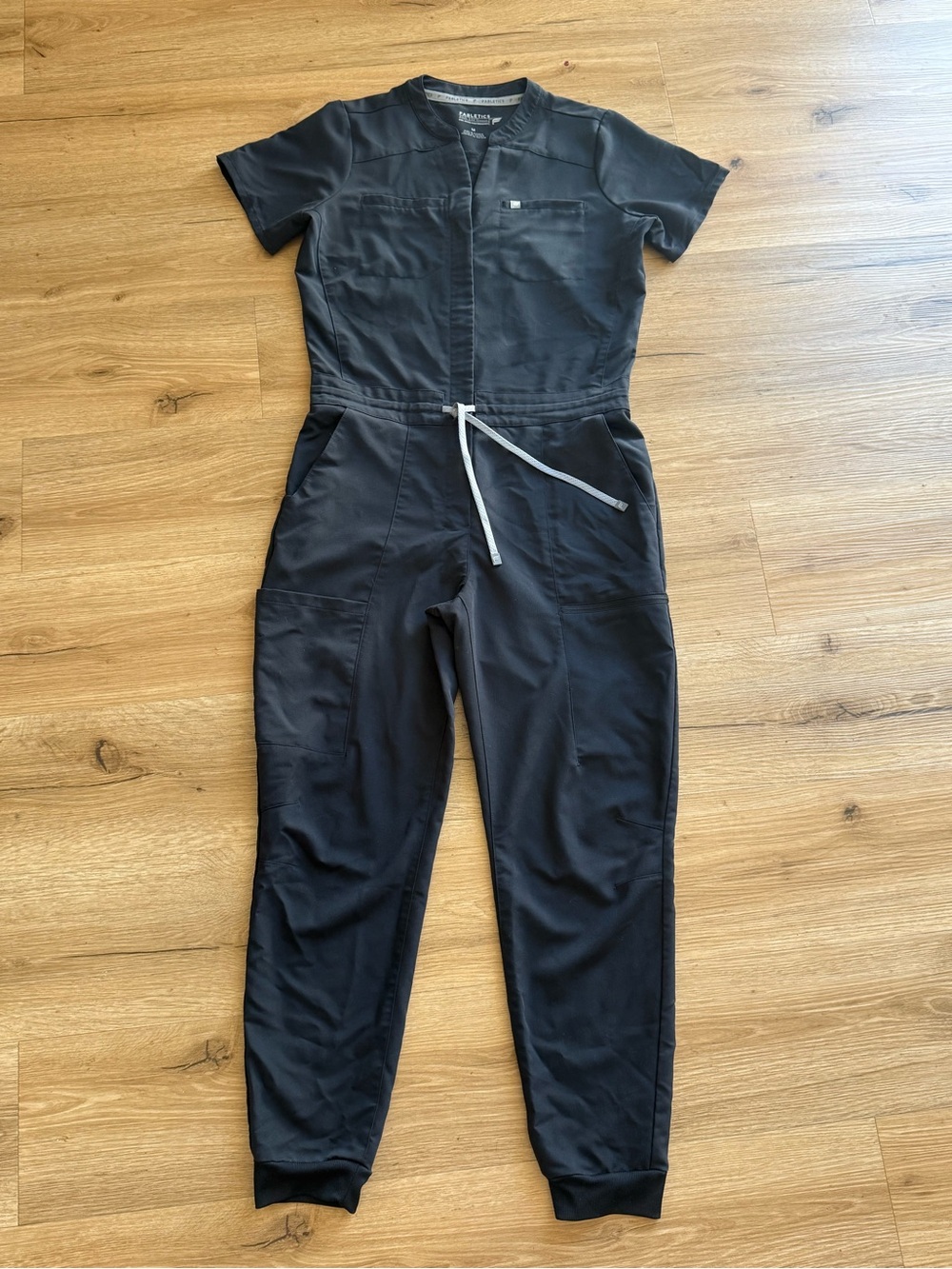 Fabletics Empower black scrub Jumpsuit - Medium